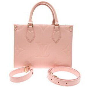 Louis Vuitton On the Go Handbag Monogram Empreinte Pink Opal
